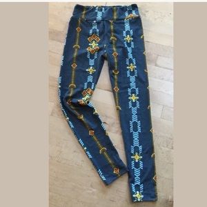 NEW LuLaRoe Aztec Leggings Pants OS